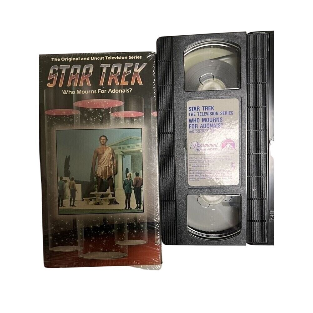 Star Trek Original Series Who Mourns For Adonais? VHS Episode 33‎ Paramount